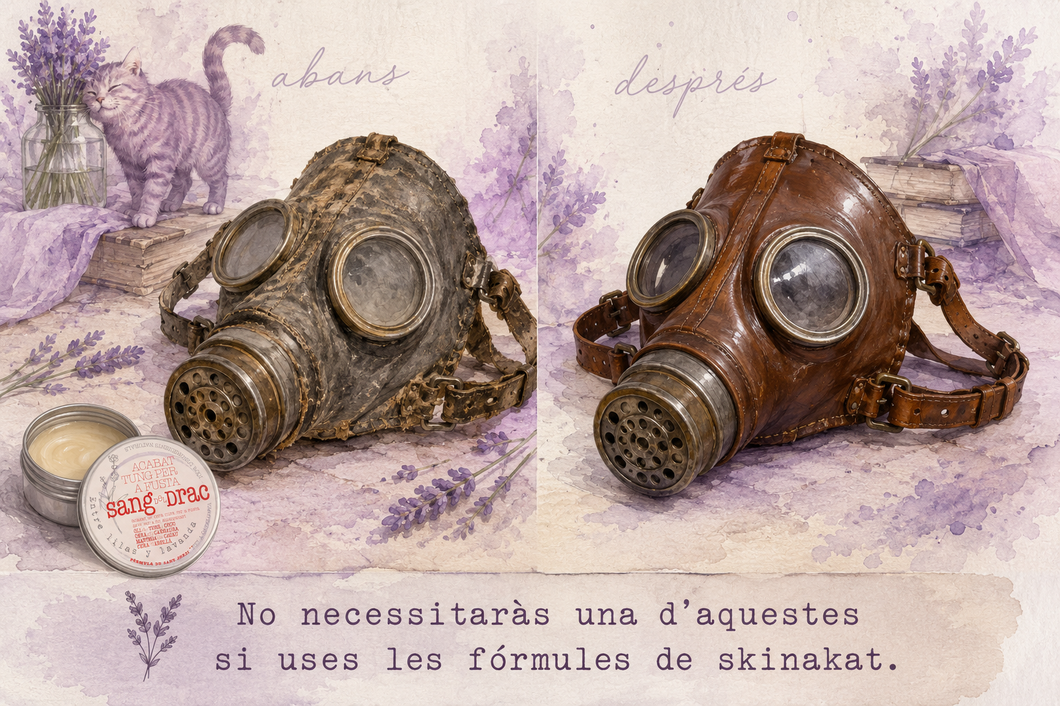gas-mask-cat-skinakat-lavanda